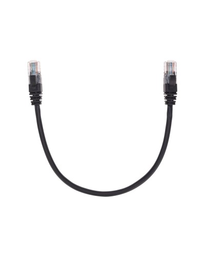 Патч-корд U/UTP, CAT 5e, RJ45-RJ45, 26AWG, LSZH, черный, 0,3м REXANT 02-0102-03 в Северске Патчкорды (медные) Pintop.ru