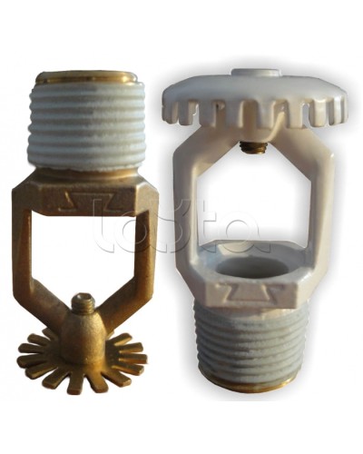 Ороситель дренчерный водяной и пенный Спецавтоматика ДУО0-РНд0,60-R1/2/В3-SР-К115 (белый) (RAL 9016) в Северске Оросители Pintop.ru