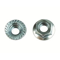 Гайка с насечкой, препятствующей откручиванию М6 HDZ (200 шт/уп) DKC (CM100600HDZ)