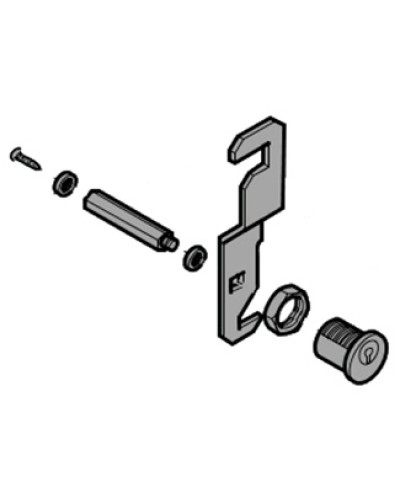 Замок дверцы G4040 Came 119RIG411 в Северске Запчасти для шлагбаумов и автоматики Pintop.ru