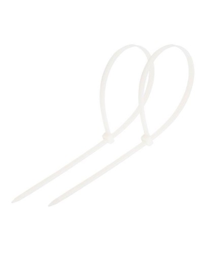 Стяжка нейлоновая неоткрывающаяся, безгалогенная (halogen free) 150x2.5мм, белая (100 шт) в Северске Стяжки-хомуты Pintop.ru