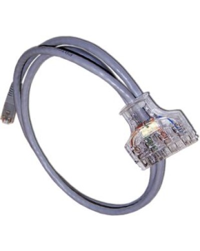 Патч-корд 110 тип - RJ45, 4 пары, UTP, категория 6, 2 м LANMASTER LAN-45-P4-2.0/6 в Северске Патч-корды и пигтейлы Pintop.ru