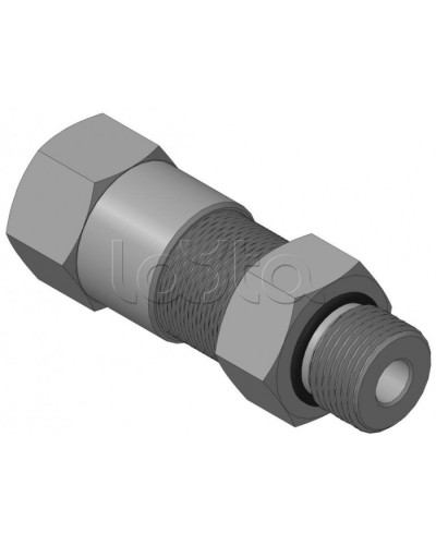 Кабельный ввод с резьбой G1/2 мм для прокладки кабеля в металлорукаве РЗ-ЦП-10, с уплотнением кабеля и проходным диаметром кабеля d=2-6 мм Спектрон КВМ-10/6-Н-G1/2 в Северске Аксессуары для кабель-канала Pintop.ru