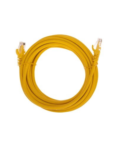 Патч-корд U/UTP, CAT 6, RJ45-RJ45, 26AWG, LSZH, желтый, 5м REXANT 02-0295-5 в Северске Патчкорды (медные) Pintop.ru