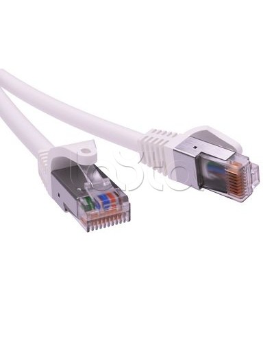 Патч-корд экранированный CAT6 F/UTP 4х2, LSZH, белый, 7м DKC RN6FU4570WH в Северске Патчкорды (медные) Pintop.ru