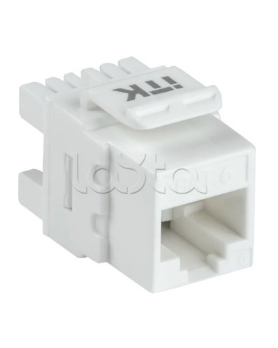 Модуль Keystone Jack кат. 6 UTP 110 IDC 180 град. ITK CS1-1C06U-12 в Северске Модули Keystone Pintop.ru