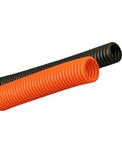 Труба гофрированная ПНД 16 мм без зонда тяжёлая цвет оранжевый DKC 70516 в Северске Труба гофрированная Pintop.ru