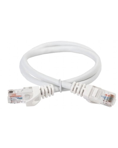 ITK Коммутационный шнур (патч-корд) кат.5Е UTP 5м белый (PC08-C5EU-5M) в Северске Патч-корды и пигтейлы Pintop.ru