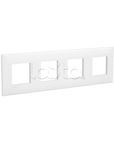 Рамка ARTLEBEDEV Белое облако Avanti, 8 мод. DKC 4400908 в Северске Аксессуары для стоек и шкафов Pintop.ru