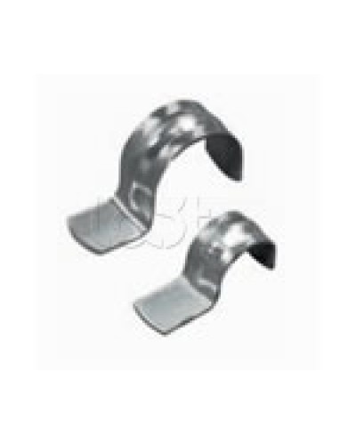 Скоба оцинкованная однолапковая без монтажного отверстия, для трубы D50мм (1уп = 50шт) Экопласт (43751) в Северске Держатели, клипсы, скобы Pintop.ru