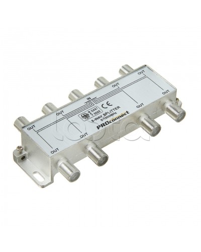 Сплиттер антенный ТВ х 8 под F разъём 5-1000 МГц PROCONNECT 05-6025 в Северске Дополнительное оборудование для сетей Pintop.ru