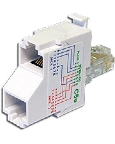 T-адаптер 1 телефонный и 1 компьютерный порт TWT TWT-T-E2-U2 в Северске Проходные адаптеры Pintop.ru