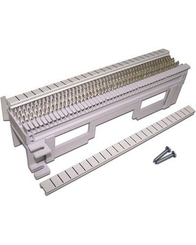 Панель кроссовая 66 типа, 50 пар, настенная, LANMASTER, с установочной площадкой LANMASTER LAN-WS66-50FT в Северске Кроссы оптические Pintop.ru