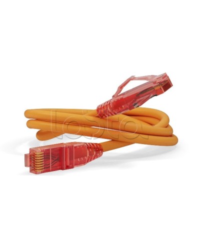 Патч-корд U/UTP Hyperline PC-LPM-UTP-RJ45-RJ45-C5e-0.5M-LSZH-OR в Северске Патчкорды (медные) Pintop.ru