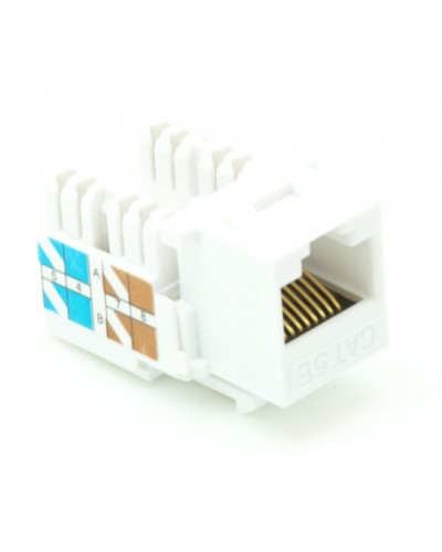 Модуль-вставка типа Keystone, Кат.5e (Класс D), 100МГц, RJ45/8P8C, 110/KRONE, T568A/B, неэкранированный, белый, уп-ка 10шт. NETLAN EC-UKJ-UD2-WT-10 в Северске Коннекторы Pintop.ru