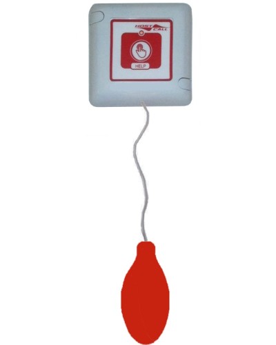 Пневмокнопка вызова влагозащищенная со шнуром Hostcall MP-435W2 в Северске Система оповещения и трансляции Hostcall Pintop.ru