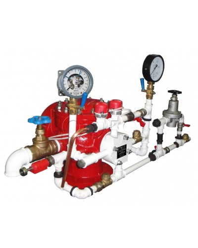 Узел управления спринклерный воздушный в комплекте с акселератором Спецавтоматика УУ-С100/1,6В3-ВФ.О4-01 в Северске Устройства пуска водяного пожаротушения Pintop.ru