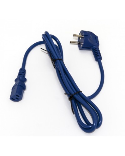 Кабель питания компьютера Hyperline PWC-IEC13-SHM-5.0-BL в Северске Патч-корды и пигтейлы Pintop.ru