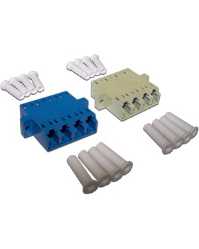 Адаптер оптический LC, OM4 корпус SC дуплекс, квадро LANMASTER LAN-4LC/S-AM-OM4 в Северске Коннекторы Pintop.ru