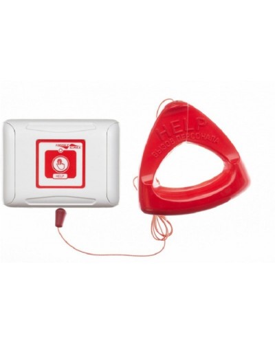 Влагозащищенная радиокнопка вызова со шнуром Hostcall MP-413W2 в Северске Система оповещения и трансляции Hostcall Pintop.ru