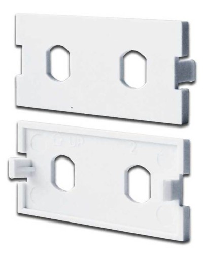 Вставка модульная под 2хST адаптера в розетку LAN-MB, белая LANMASTER LAN-MBP-2ST-WH в Северске Коннекторы Pintop.ru