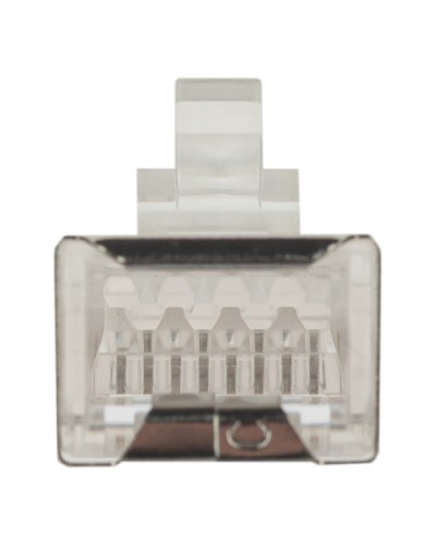 Коннектор (вилка) FTP кат.6 8P8C универсальная, 15U, 3 зубца, упак 100 шт Datarex DR-3005 в Северске Коннекторы Pintop.ru