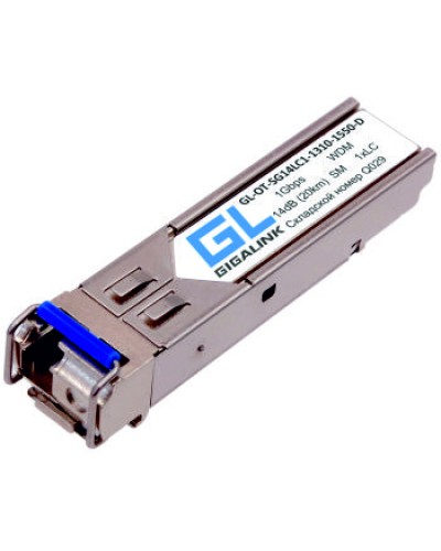 Модуль SFP Gigalink GL-OT-SG14LC1-1310-1550-I-D в Северске Модули SFP/XFP/GBIC Pintop.ru