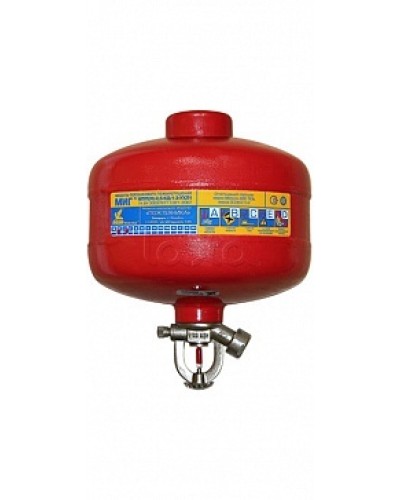 Модуль порошкового пажаротушения ПОЖТЕХНИКА МПП-2,5/68 МИГ (температура срабатывания +68°С) (красный) в Северске Модули порошковые Pintop.ru