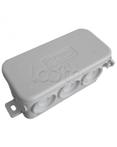 JBL090 Коробка распред. без сальников о/п, 90х42х40мм 10вых., IP55 белый, Экопласт 44055W-1 в Северске Распределительные коробки Pintop.ru