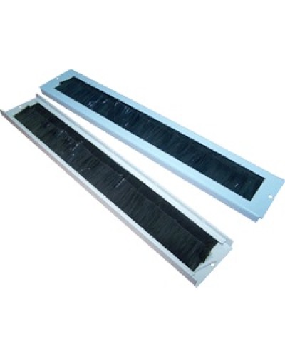 Ввод кабельный щеточный для настенных шкафов (серый) TWT TWT-CBW-BP в Северске Аксессуары для стоек и шкафов Pintop.ru