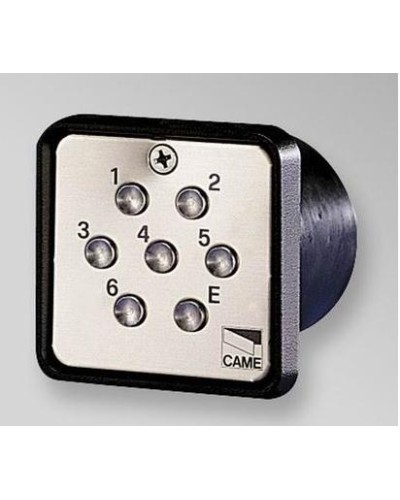 Клавиатура кодонаборная 7-кнопочная, встраиваемая Came 001S6000 в Северске Запчасти для шлагбаумов и автоматики Pintop.ru