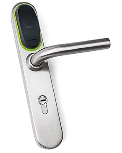 Замок для двери электромеханический IronLogic Eurolock EHT net (серебро) dd=85 мм в Северске Электромеханические замки Pintop.ru