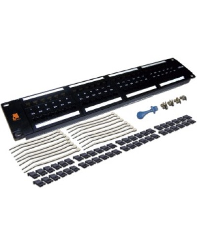 Патч-панель 48 портов, UTP, кат.5E, 2U LANMASTER LAN-PPL48U5E в Северске Патч панель Pintop.ru