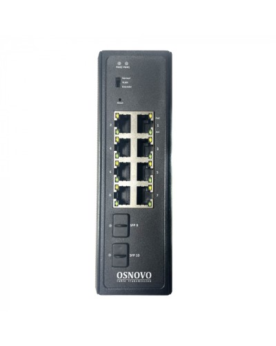 OSNOVO SW-80802-IM(port 90W,360W) Промышленный Web-управляемый PoE коммутатор в Северске Коммутаторы Pintop.ru
