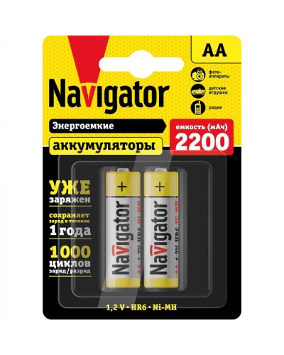 Аккумулятор Navigator 94 785 NHR-2200-HR6-RTU-BP2 в Северске Электротехническое оборудование Pintop.ru