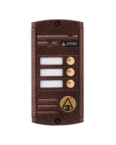 Видеопанель вызывная накладная цветная на 3 абонента с Proxy-считывателем Activision AVP-453 Proxy (PAL, антик) в Северске Вызывные видеопанели малоабонентные Pintop.ru