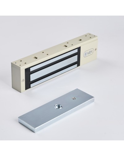 R-Lock RL-EM350-L0G - Электромагнитный замкок, 350кг, DC12/24B, цвет серый, RAL7032 (галечный серый) в Северске Электромагнитные замки Pintop.ru