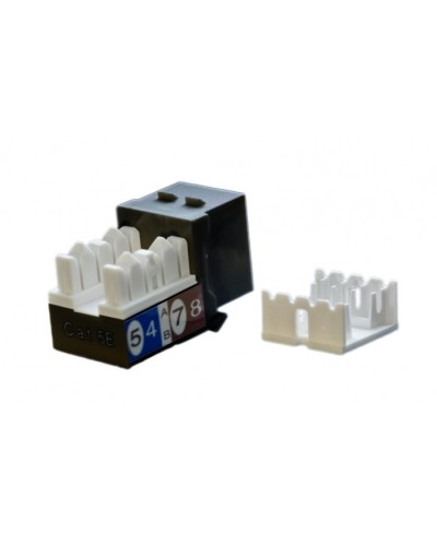 Вставка Hyperline (KJ9-8P8C-C5e-90-BK) в Северске Коннекторы Pintop.ru