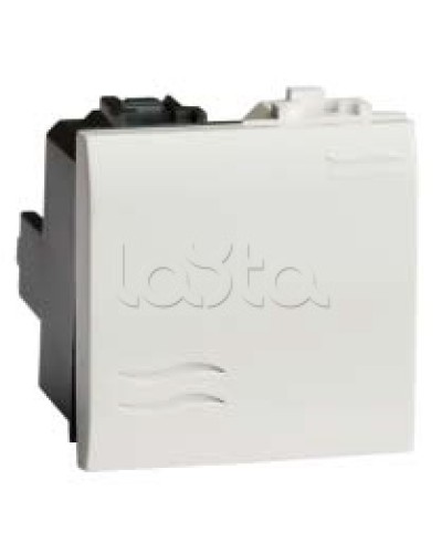 Выключатель типа кнопка, белый, 2мод. DKC 76022B в Северске Аксессуары для стоек и шкафов Pintop.ru