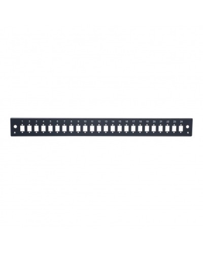 Панель лицевая для выдвижной оптич. полки, 24 SC Simplex/24 LC Duplex, черный Datarex DR-546045 в Северске Патч-панели Pintop.ru