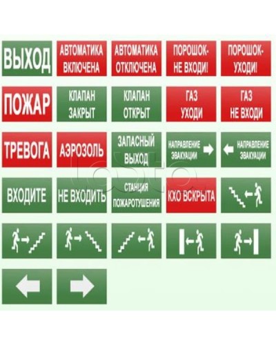 Оповещатель пожарный световой Ирсэт-Центр БЛИК-С-12М Автоматика отключена(надпись на зеленом фоне) в Северске Оповещатели Pintop.ru
