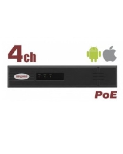 IP-видеорегистратор 4-х канальный Beward BK0104H2-P4 в Северске Системы видеонаблюдения Pintop.ru