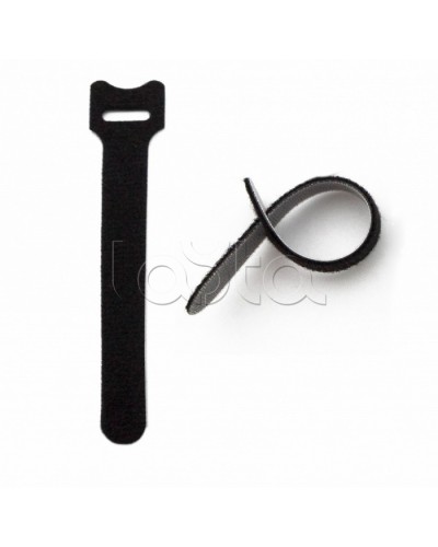 Хомут для кабеля, липучка с мягкой застежкой Hyperline WASN-125-BK-10 в Северске Стяжки-хомуты Pintop.ru