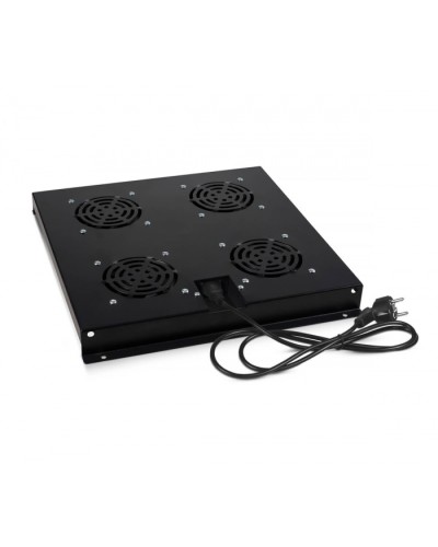 Модуль вентиляторный с 4-я вентиляторами, цвет черный (RAL 9004) Cabeus (TRAY-SC-120-BK) в Северске Вентиляторные модули Pintop.ru