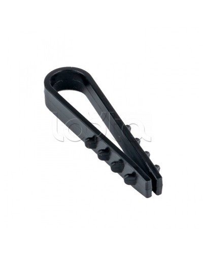 Дюбель-хомут для круглого кабеля (5-10мм) черный (50шт.) EKF PROxima (plc-ncs50-5x10b) в Северске Крепеж: Дюбели, шурупы, саморезы Pintop.ru