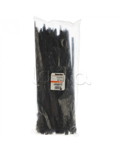 Хомут-стяжка нейлоновый, неоткрывающийся, погодостойкий 360x8.6 мм Hyperline GTN-360HDB (100 шт/уп) в Северске Стяжки-хомуты Pintop.ru