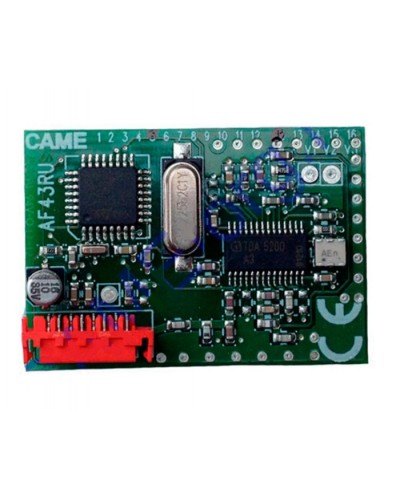 Плата радиоприемника встраиваемая Came 001AF43RU в Северске Устройства радиоуправления для шлагбаумов и автоматики Pintop.ru