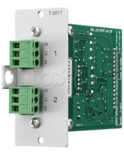 Модуль выходной 2-mic/line с DSP-процессором TOA T-001T в Северске Системы оповещения и трансляции TOA Pintop.ru