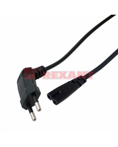 Шнур сетевой (угловая вилка) 2x0.75мм² 1.5М (10шт/уп) REXANT 11-1104 в Северске Патч-корды и пигтейлы Pintop.ru