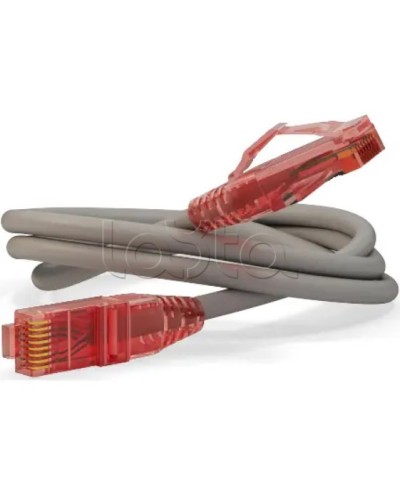Патч-корд RJ45-RJ45, 4 пары, UTP, кат.5е, LSZH (0,3м) Hyperline PC-LPM-UTP-RJ45-RJ45-C5e-0,3M-LSZH-GY в Северске Патчкорды (медные) Pintop.ru